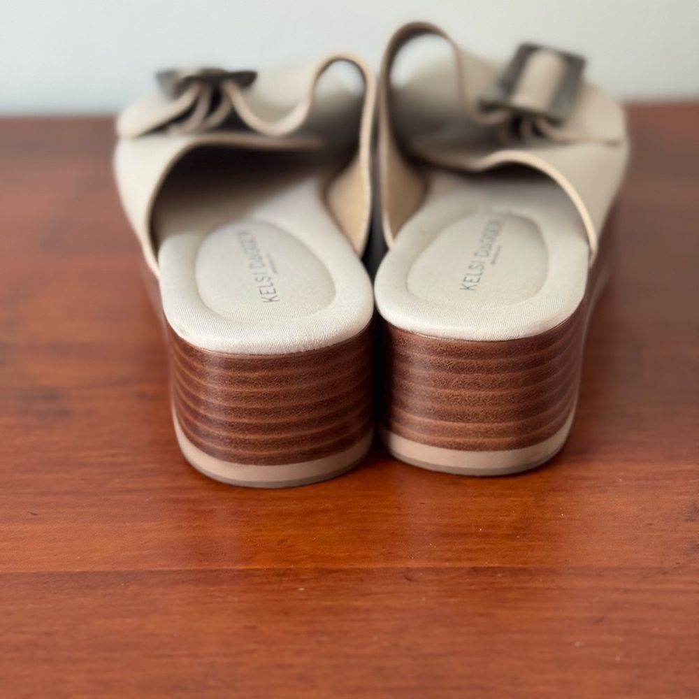 Anthropologie Kelsi Dagger Brooklyn Dover Chunk Buckle Platform Sandals - Picture 12 of 12